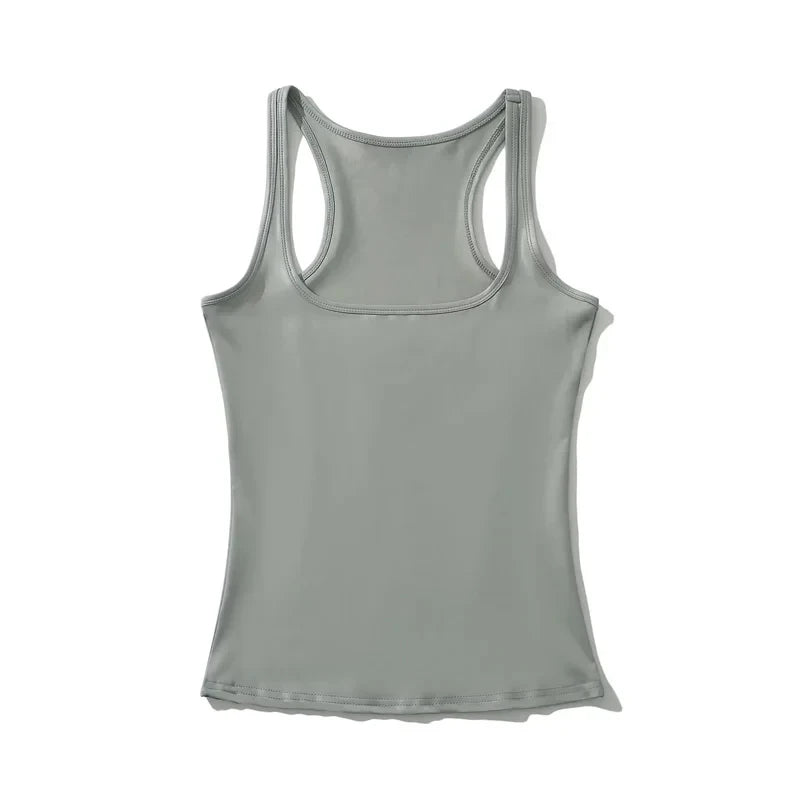 Women's Metallic Racer Tank