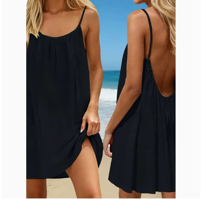 Sleeveless Backless Sundress